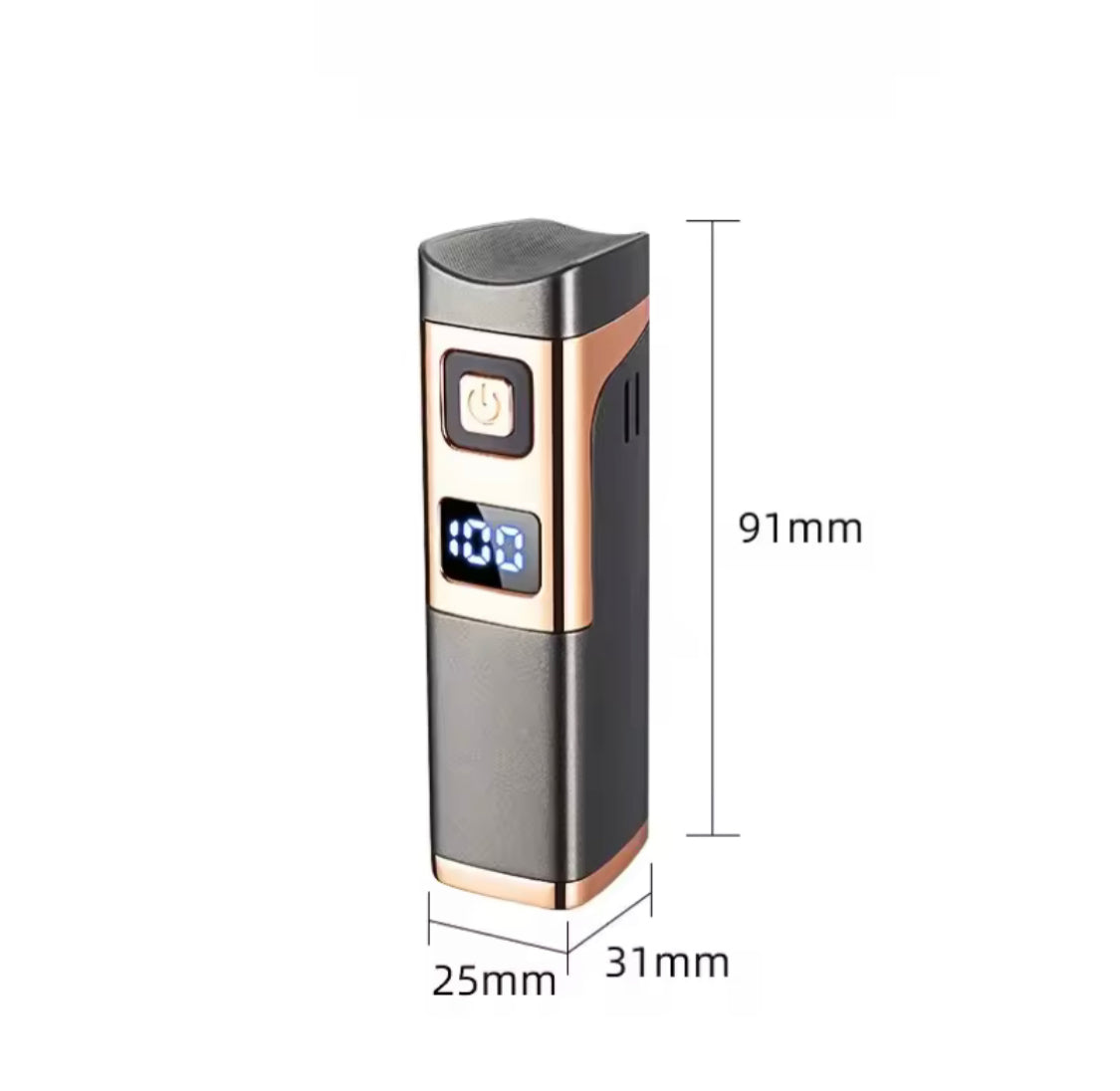 Rechargeable Triple Flame Cigar Special Lighter, Electric Integrated Portable Lighter, Pocket Smoking Lighter, Windproof Flameless Lighter