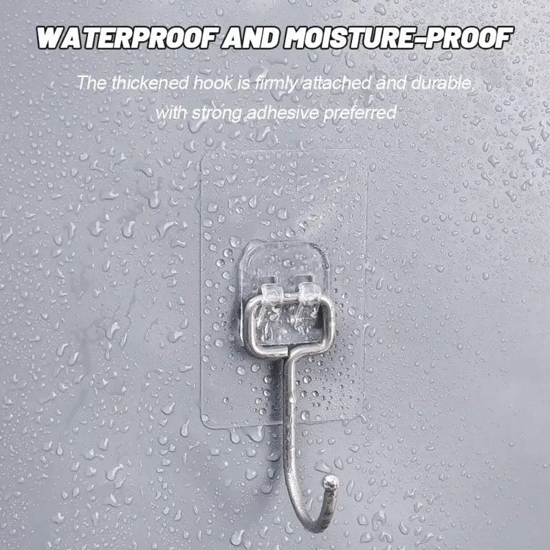 Rotatable Sticky Hanger, Transparent Wall Hooks, Strong Self Adhesive Anti-slip Hook, Punch Free No Trace Storage Hangers For Home Kitchen Bathroom, Multipurpose Wall Hanger, Load Bearing Sticky Hooks
