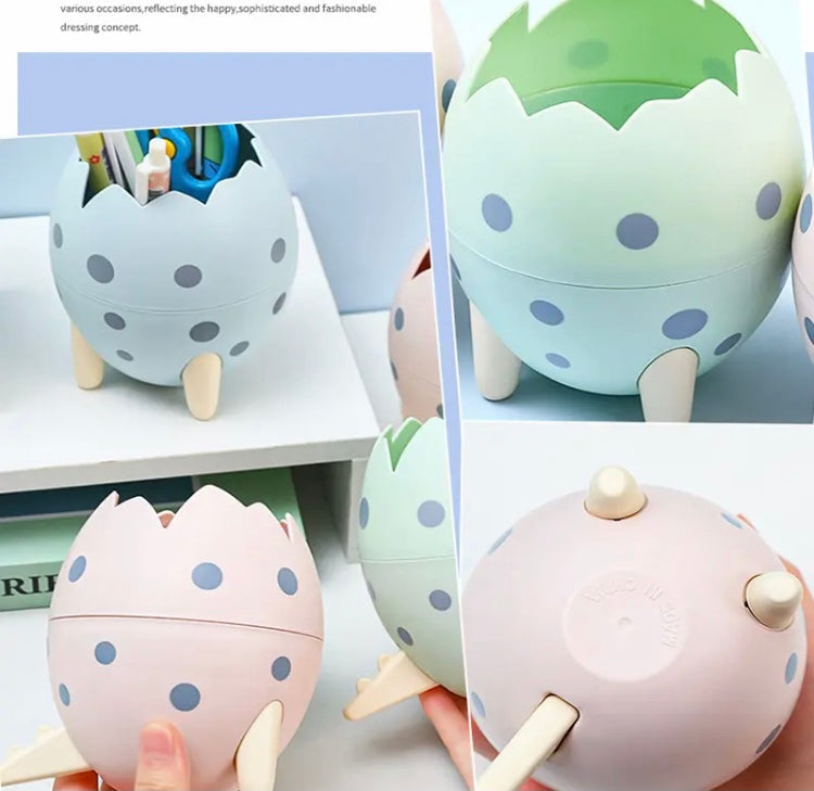 Cute Dinosaur Egg Detachable Pen Holder, Pencil Pot Organizer Container, Mini Creative Office Storage Pen Holder