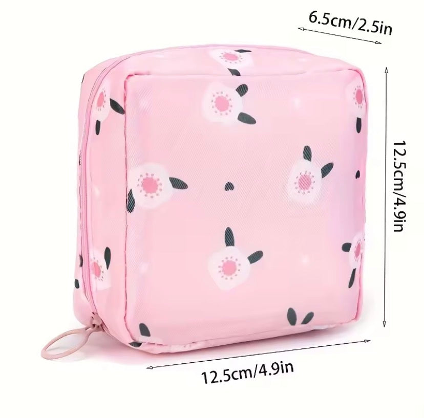 Portable Sanitary Napkin Organizer, Waterproof Mini Napkin Bag, Women Sanitary Napkin Pouch, Portable Travel Mini Pouch