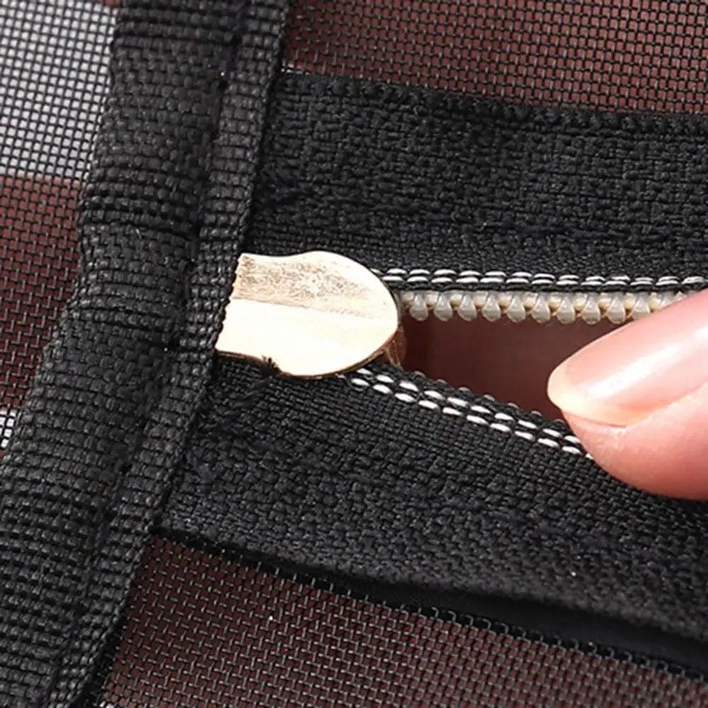 Black Mesh Cosmetic Bag, Transparent Travel Zipper Pouch, Women Beauty Case, Smiling Girl Cosmetic Bag, Travel Storage Bag,  Toiletry Bags Makeup Pouch, Fashion Makeup Small Pouch For Women, Multifunctional Large Capacity Toiletry Hand Bag