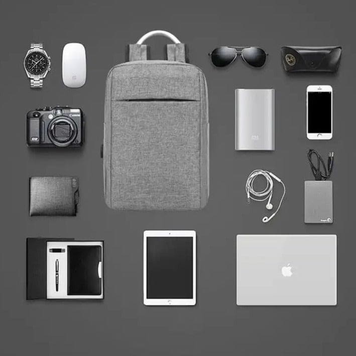 Leisure Computer Backpack, USB Interface Backpack, Rechargeable Waterproof Backpack, Large Capacity Student Bookbag, Laptop Backpack with USB Charging Port, Briefcase Computer Backpack