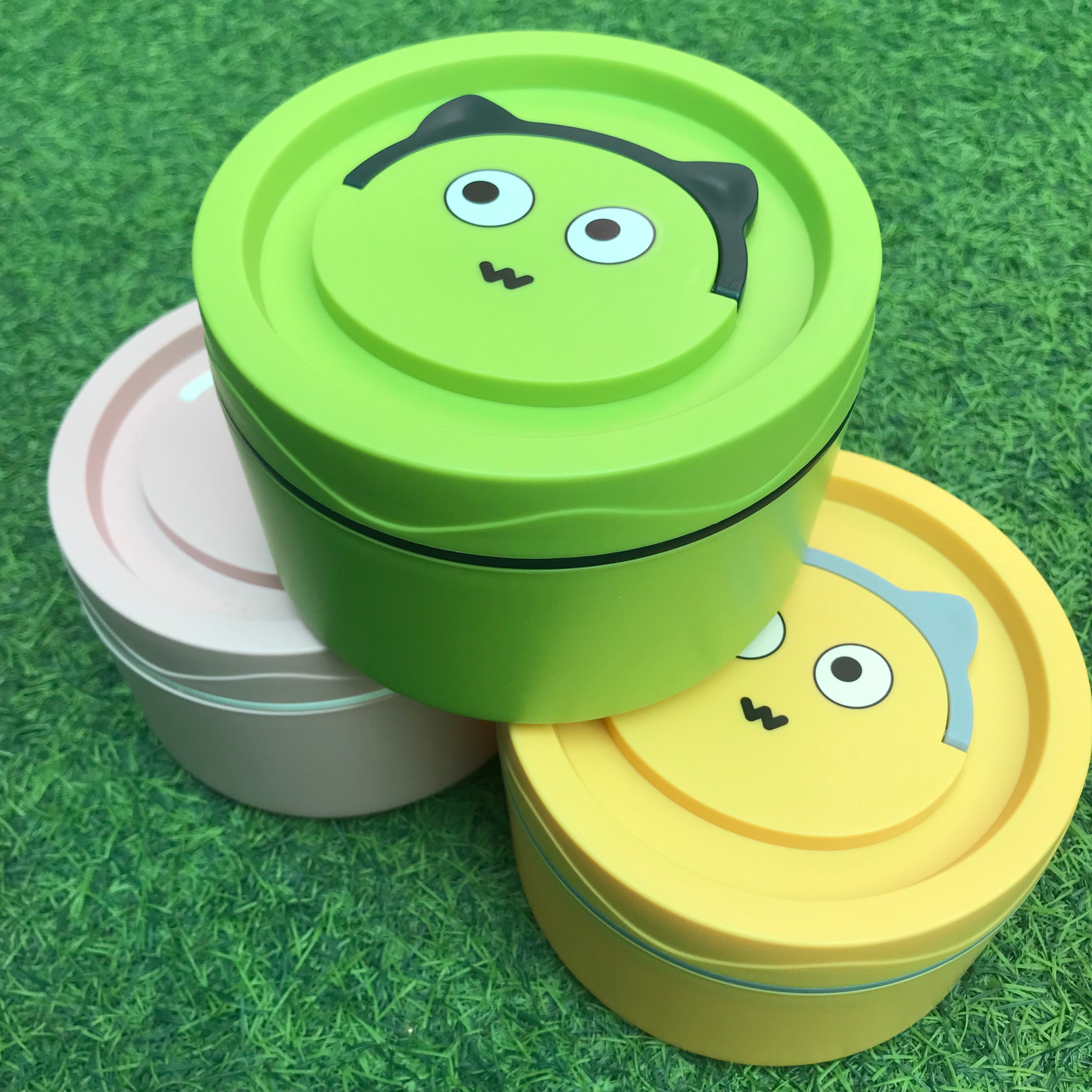 Creative Cat Lunch Box, Cute Lunch Container, Food Grade Plastic Lunch Box, Portable Hermetic Bento Box, Plastic Bento Box with Lid, Kids School Lunch Box, Snack Food Storage Container