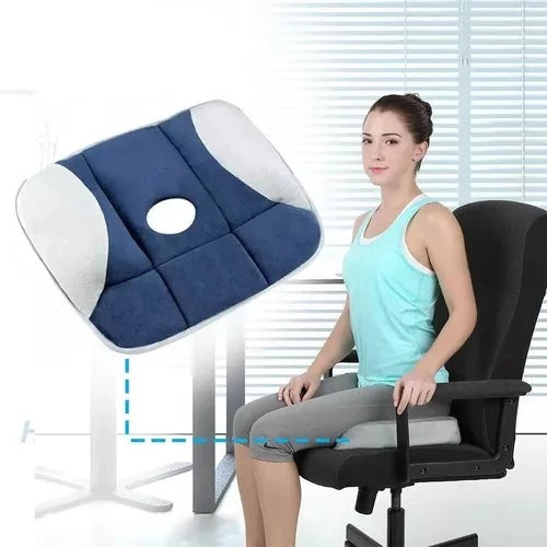 Pure Posture Seat Cushion, Massage Seat Cushion, Comfort Foam Tailbone Pillow, Car Seat Pad, Memory Foam Seat Cushion For Relaxation, Back Pain Relief Pillow, Hemorrhoid Tailbone Cushion, Posture Seat Pads for Office Wheelchair Kitchen Car