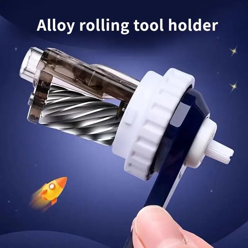 Astronaut Cartoon Pencil Sharpener, Students Pencil Sharpener, Hand Crank Manual Sharpener, 3rd Gear Adjustable Cute Astronaut Mechanical Sharpener, Cartoon Pencil Cutter For School, Astronaut Sharpener with Container