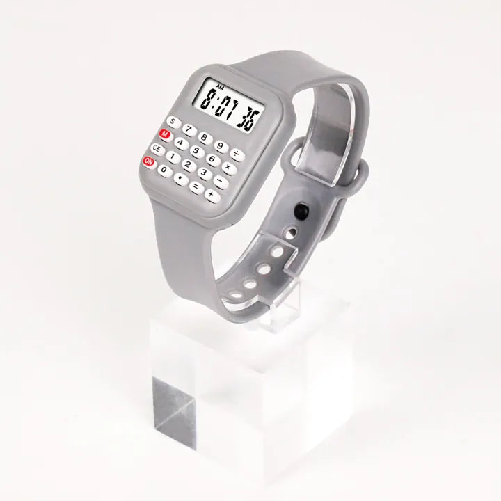 Mini Calculator Kids Wrist Watch,     Smart Calculator Wristband,     Calculator Wristband for Kids,     Kids Digital Calculator Bracelet