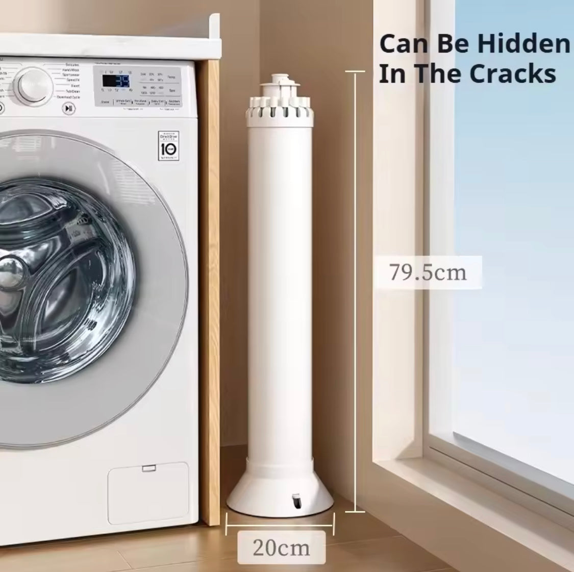 Octopus Portable Drying Rack, Foldable Clothes Drying Rack, Tripod Style Clothes Warmer, Rotating Washing Hanger Rack