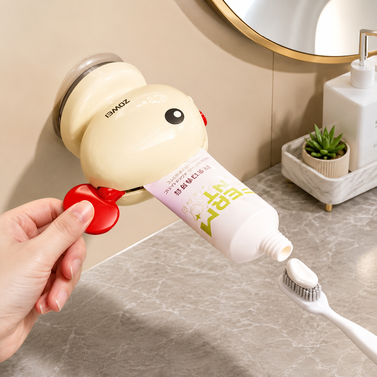 Cute Fish Toothpaste Squeezer, Kids Friendly Toothpaste Squeezer, Fish Shape Toothpaste Squeezer