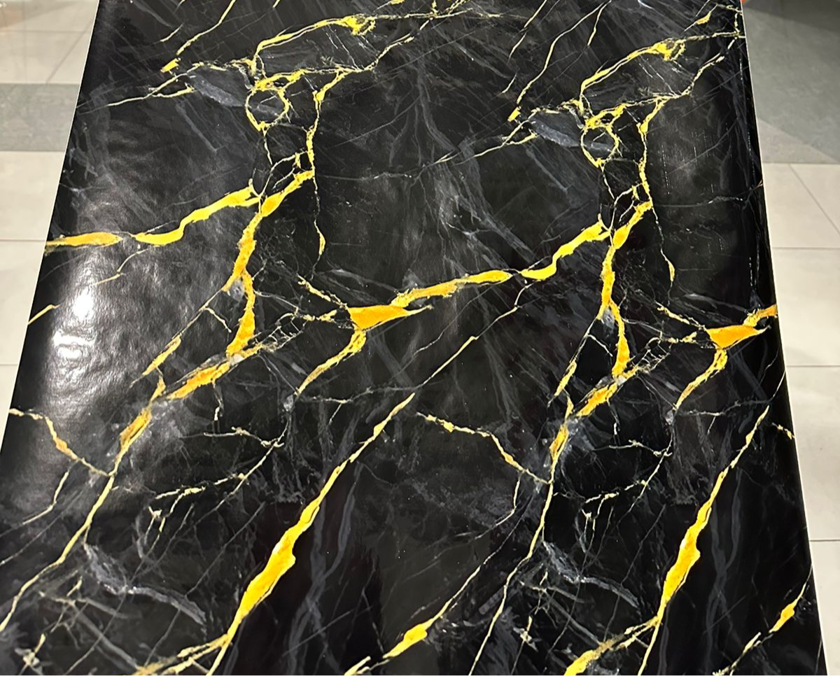 Waterproof UV Marble Sheet, Self Adhesive KSE Walls Sticker, Kitchen Cabinets Countertop Wallpaper
