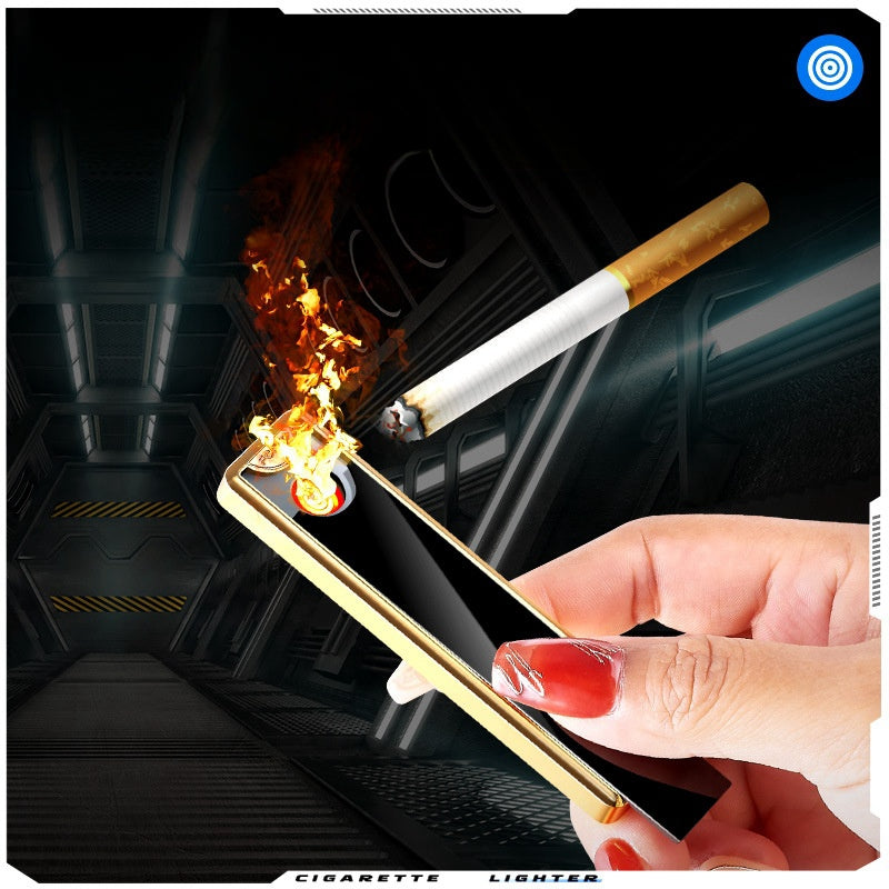 Portable USB Lighter, Outdoor USB Electric Lighter, Windproof Electric Lighter