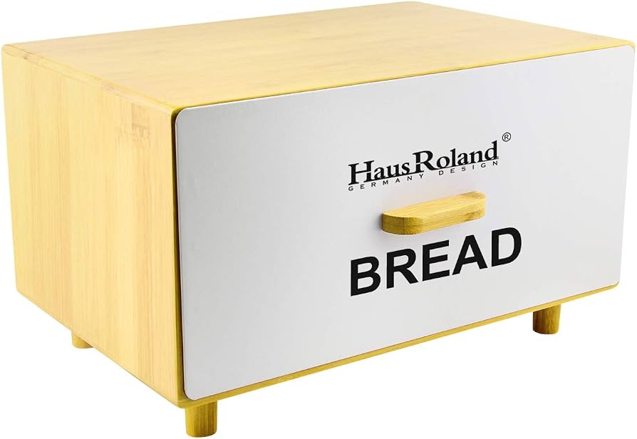 Wooden Bread Box And Tea Coffee Storage Set, Multipurpose Bread Storage Canister Set, Kitchen Bread Box Storage Set, Kitchen Counter Bread Box Organizer