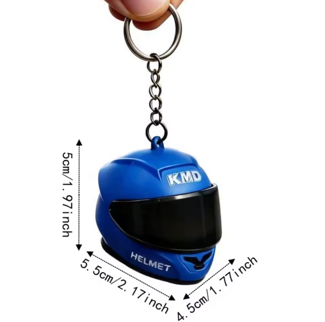 3D Mini Luminous Motorcycle Helmet Light Keychain, Creative Mini Helmet Keychain, Fashion Helmet Bag Accessory