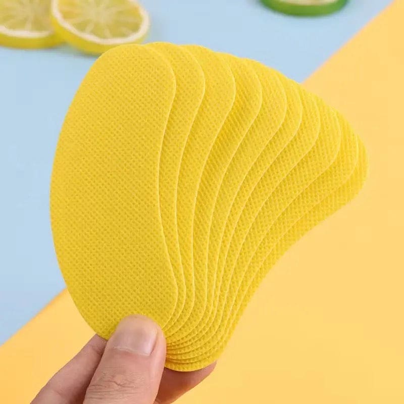 Set Of 10 Shoe Deo Sticker, Foot Sweat Absorption Insoles, Universal Shoe Deodorant Patch, Footwear Stink Antibacterial Removal, Freshness Sticker Foot Care, No More Smelly Shoes or Stinky Feet for Men and Women