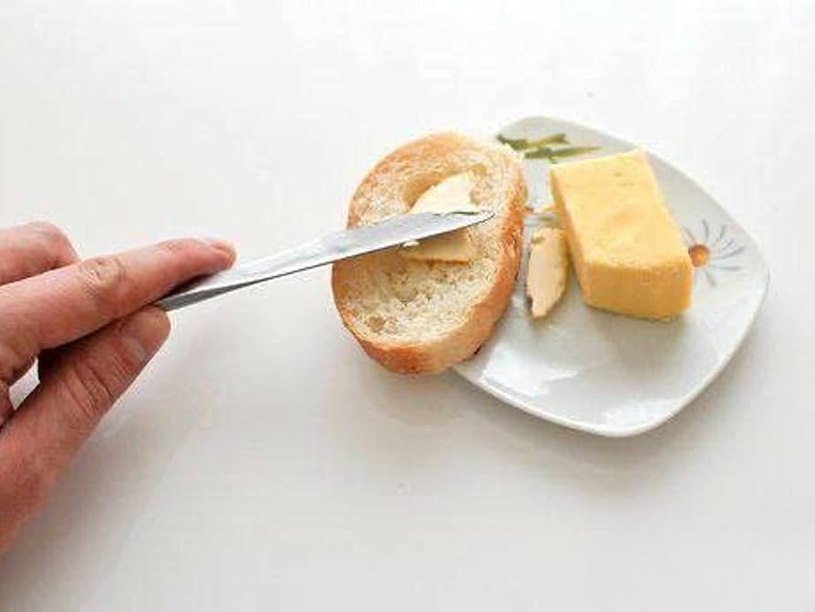 6pcs Butter Knife With Plastic Handle, Butter Cream Icing Frosting Knife, Kitchen Cake Decoration Tools