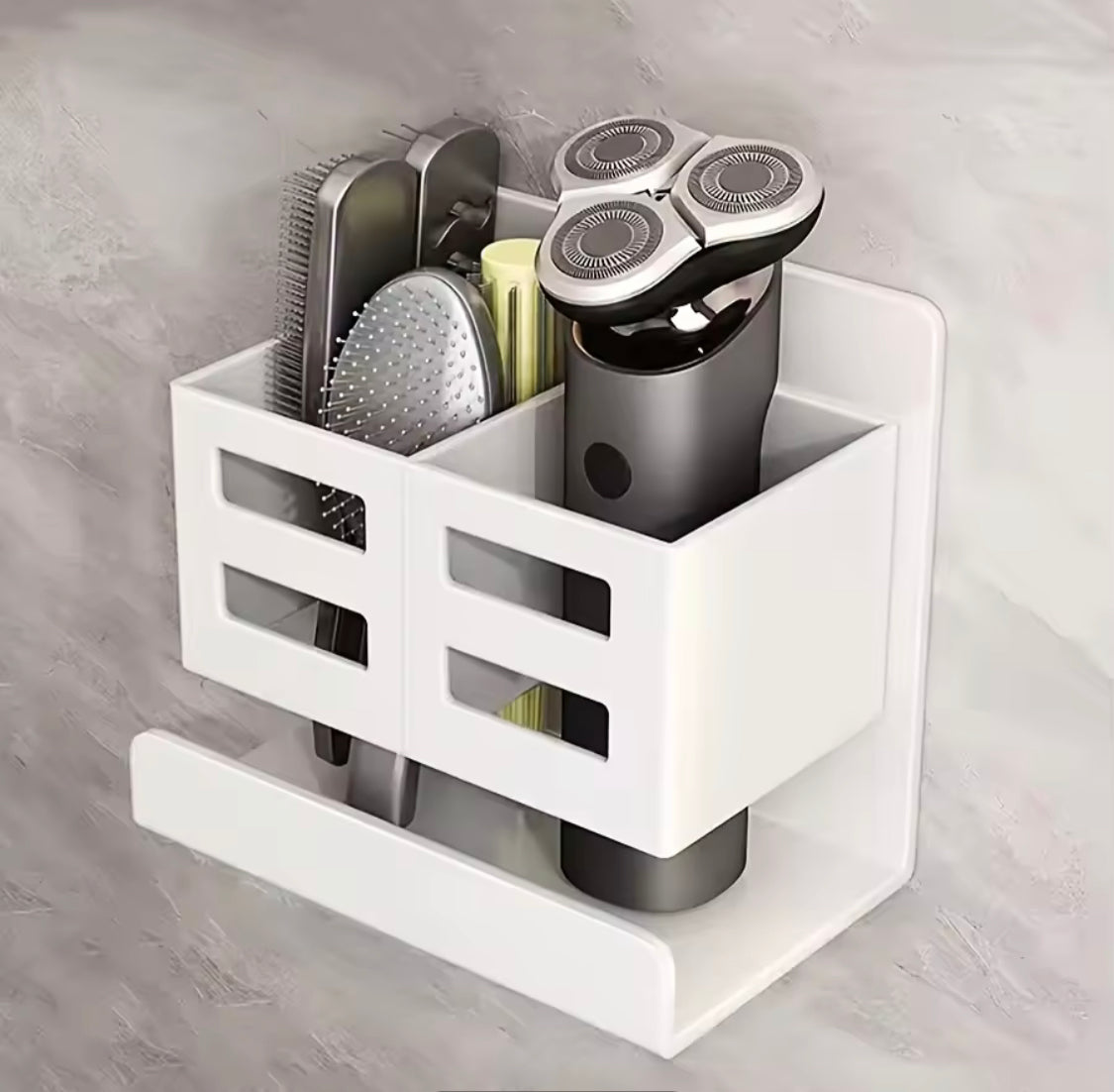 Multifunctional Hanging Bathroom Rack, Plastic Bathroom Accessories Organizer, Vanity Holder Storage Rack