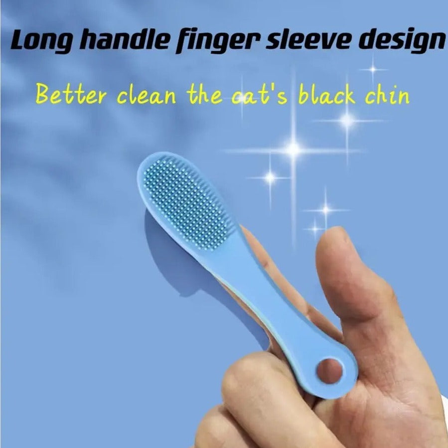 Silicone Nose Finger Brush, Facial Pore Cleaning Brush, Double-side Massage Brush, Soft Nose Head Wash Brush, Beauty Skin Care Clean Tool, Face Nasal Scrubbing Brush, Multi Use Cleaning Brush