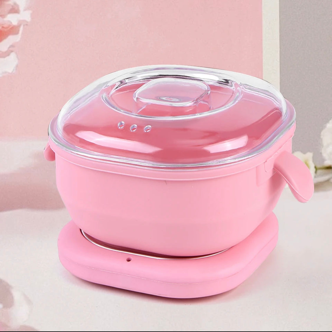 Portable Silicone Wax Bean Warmer, Hair Removal Wax Machine, Epilator Paraffin Wax Pot