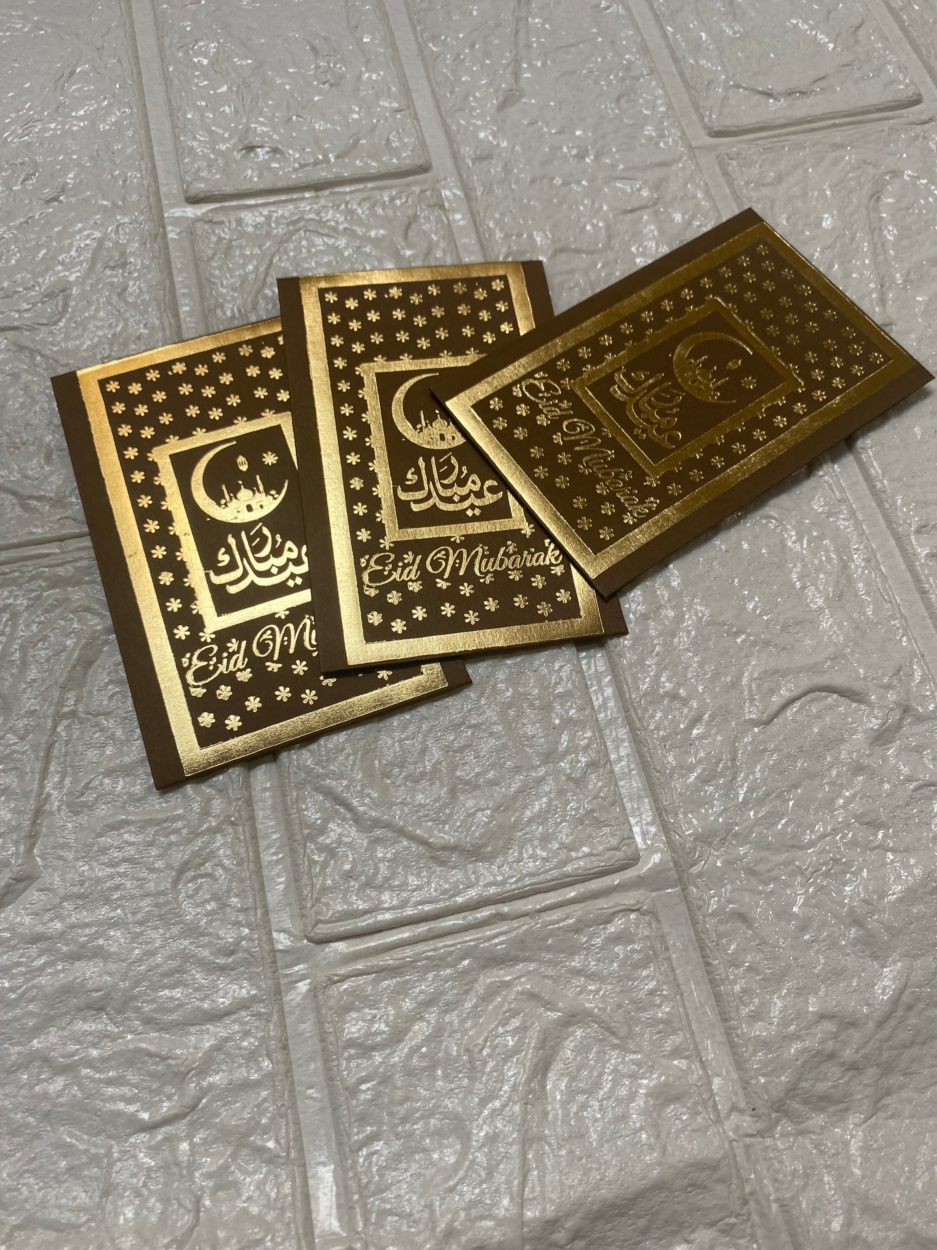 Set of 10 Eid Mubarak Eidi Envelope, Eid Mubarak Envelopes For Kids, Eid Holiday Money Envelopes