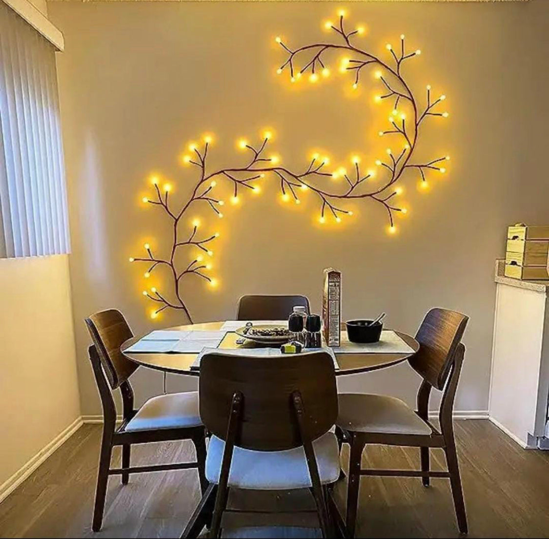 LED Branch Tree Wall Light, Decorative Willow Branch Fairy Light, Creative LED Tree Wall Light