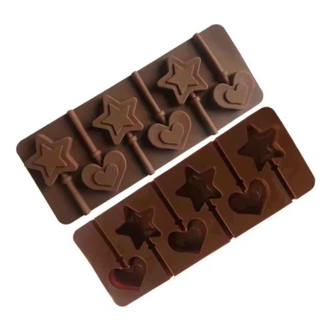 Silicone Lollipops Mold, Chocolate Candy Stick Mold, Reusable Ice Lolly Mold, Cute Silicone Jelly Ice Mold