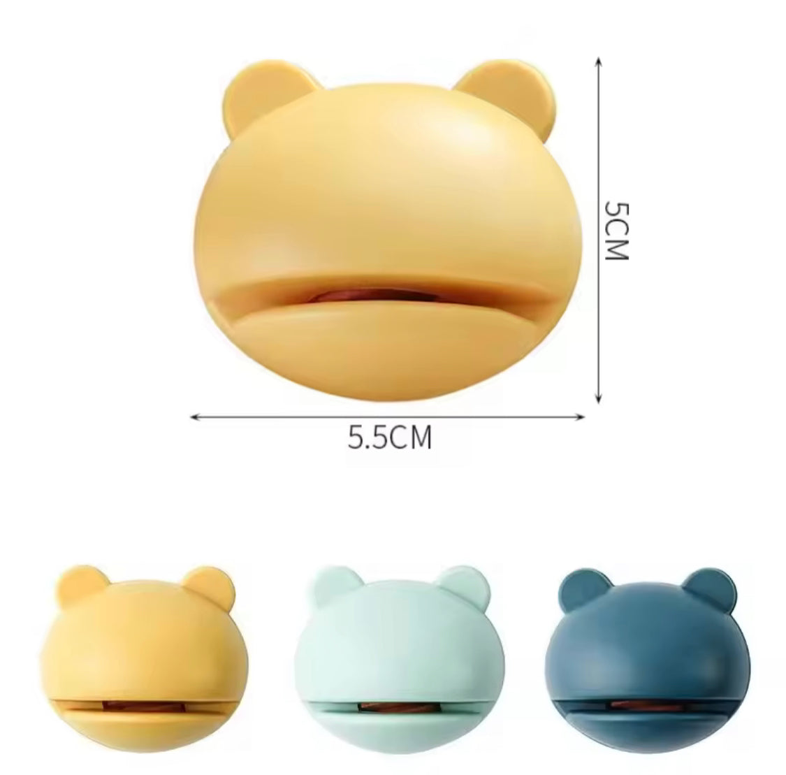 Cartoon Bear Manual Knife Sharpener, Mini Knife Sharpener, Kitchen Household Sharpener