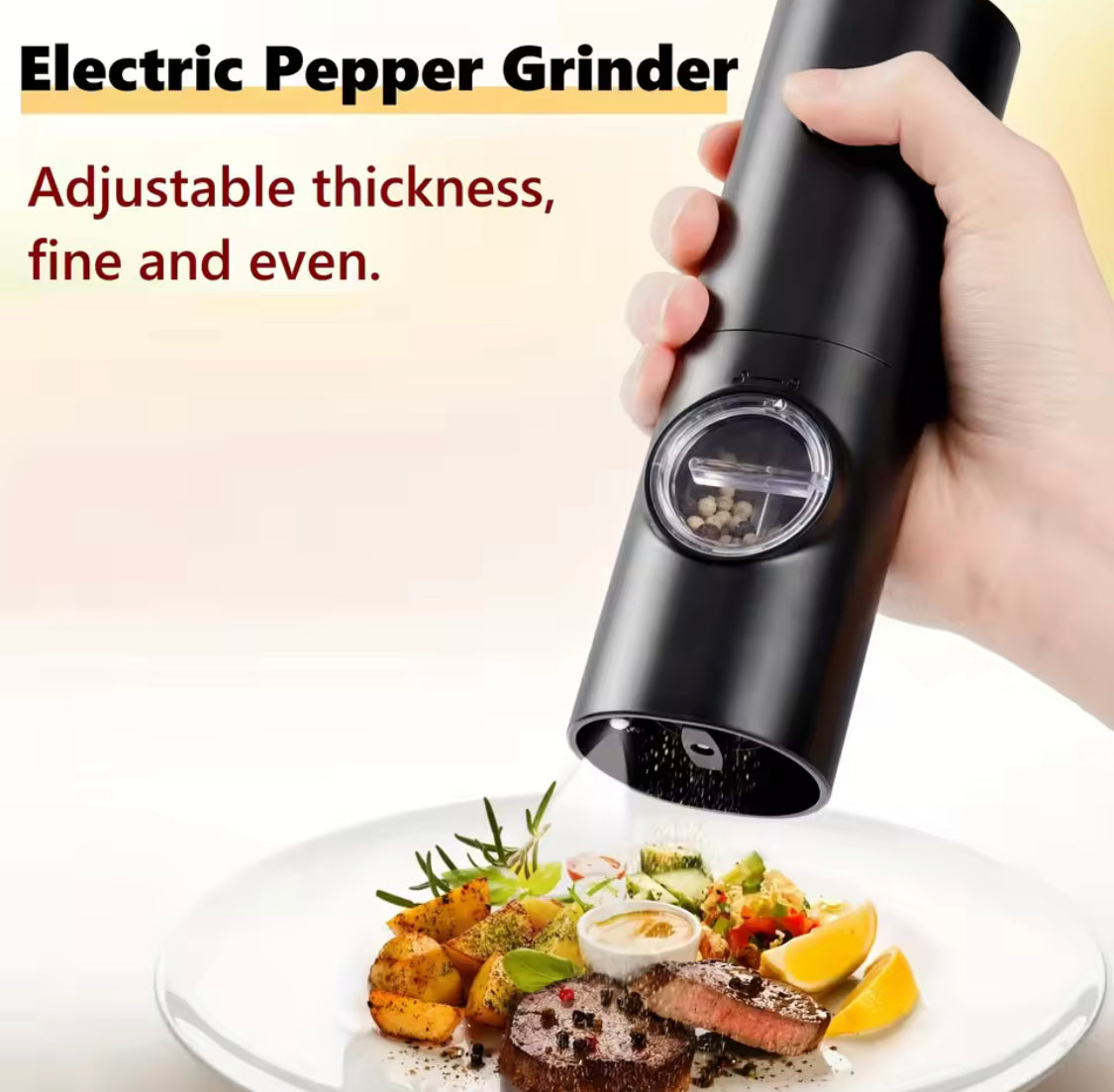 Cell Operated Salt And Pepper Grinder, Multigrain Mini Grinder, Kitchen Seasoning Gadget