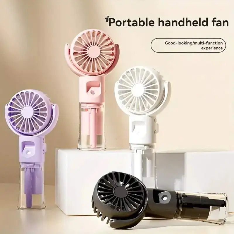Rechargeable Mini Handheld Spray Fan, Children's Student fan, Desktop ...