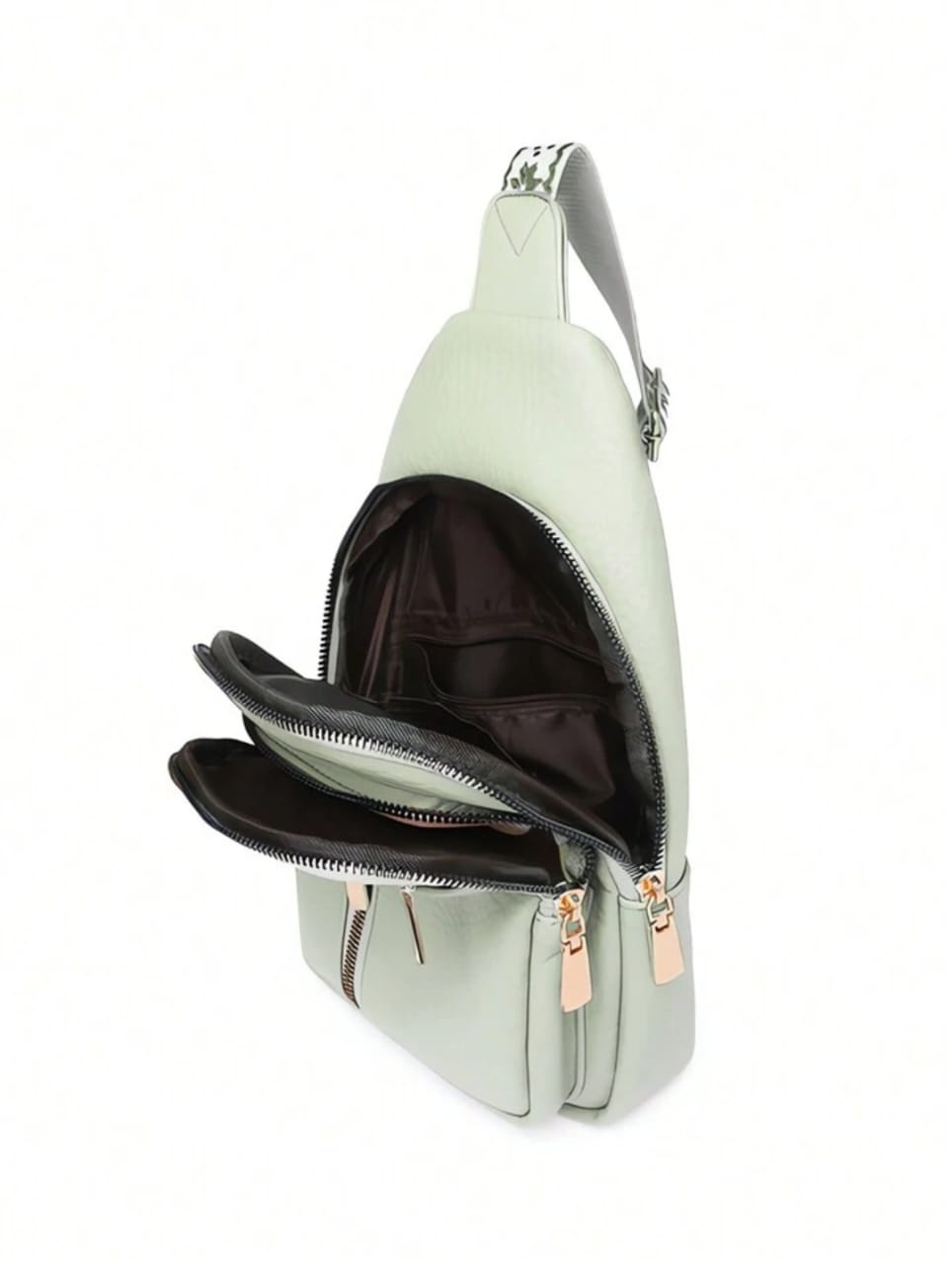 Casual Unisex PVC Crossbody Bag, Zipper Fancy Bag For Women, Fashionable Women Daily Use Bag