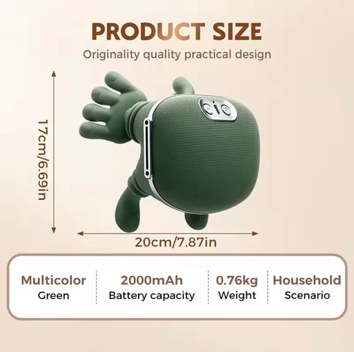 Heated Pillow Neck And Back Massager, Bionic Neck Shoulder Massager, Electric Kneading Muscles Massager