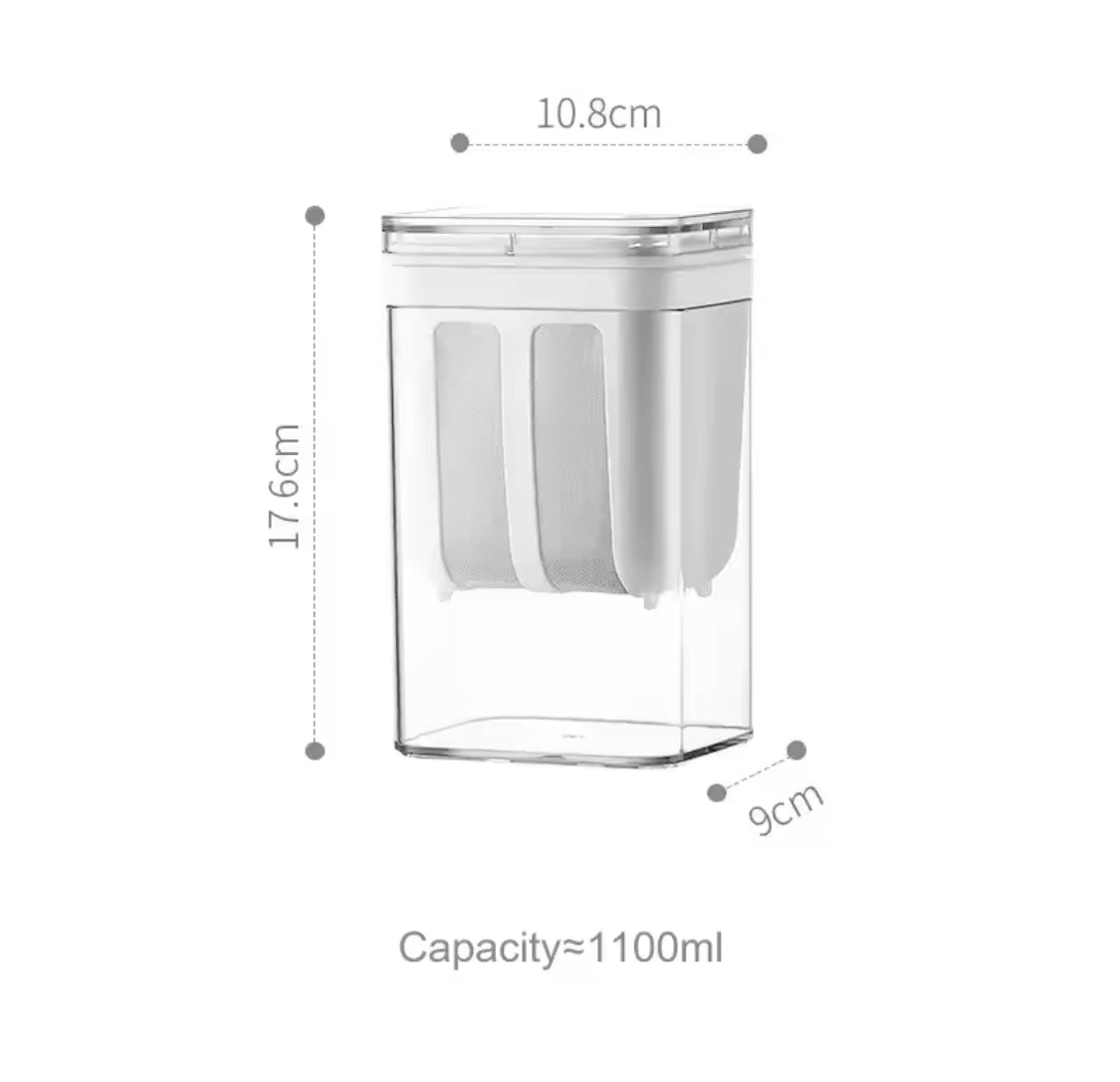 Portable Yogurt Strainer Cup,  Greek Yogurt Filter with Separator, Food Grade Greek Yogurt Strainer, Large Capacity Fine Mesh Cheese Yogurt Maker with Lid