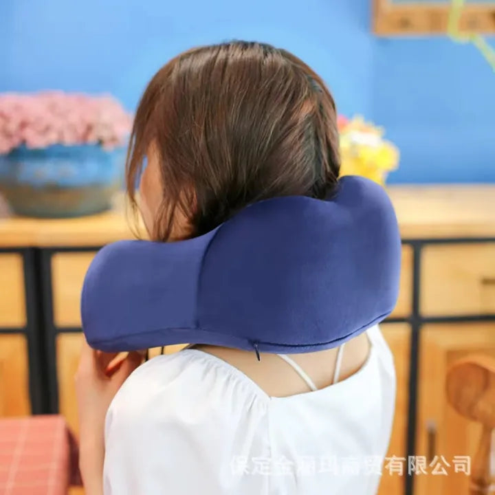 U Shaped Neck Pillow, Travel Sleeping Massage Pillow, Airplane Sleeping Pillow