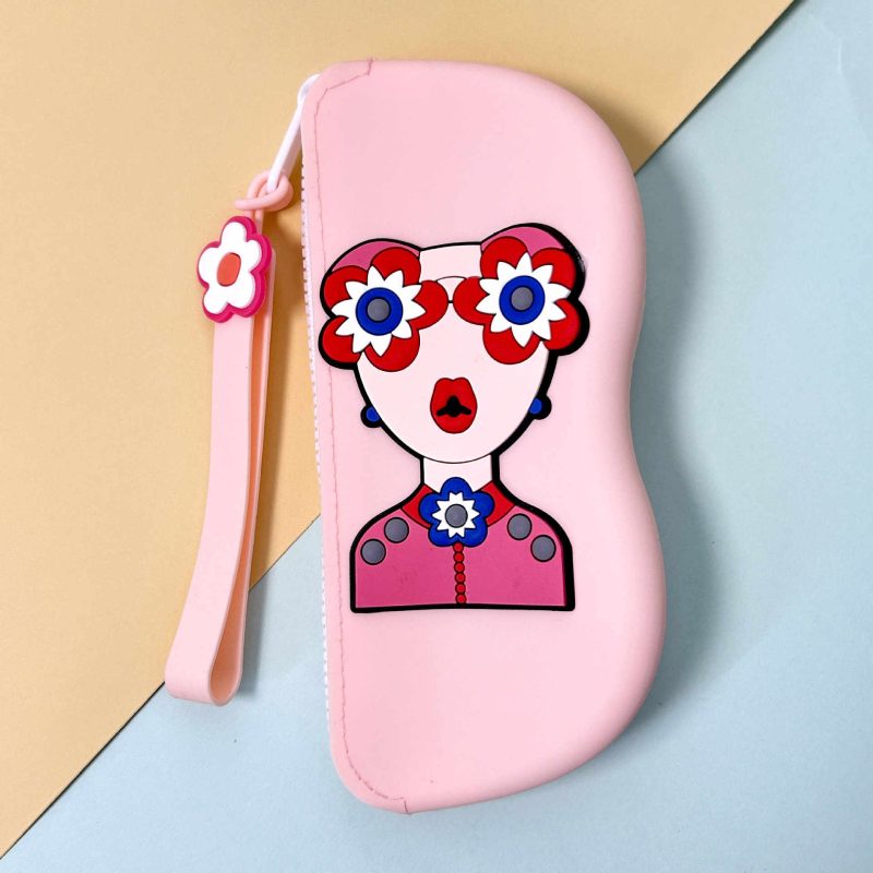 Silicone Sunglasses Case, Portable Travel Glasses Holder Cover, Waterproof Shockproof Eyeglass Case, Nova Style Pouch