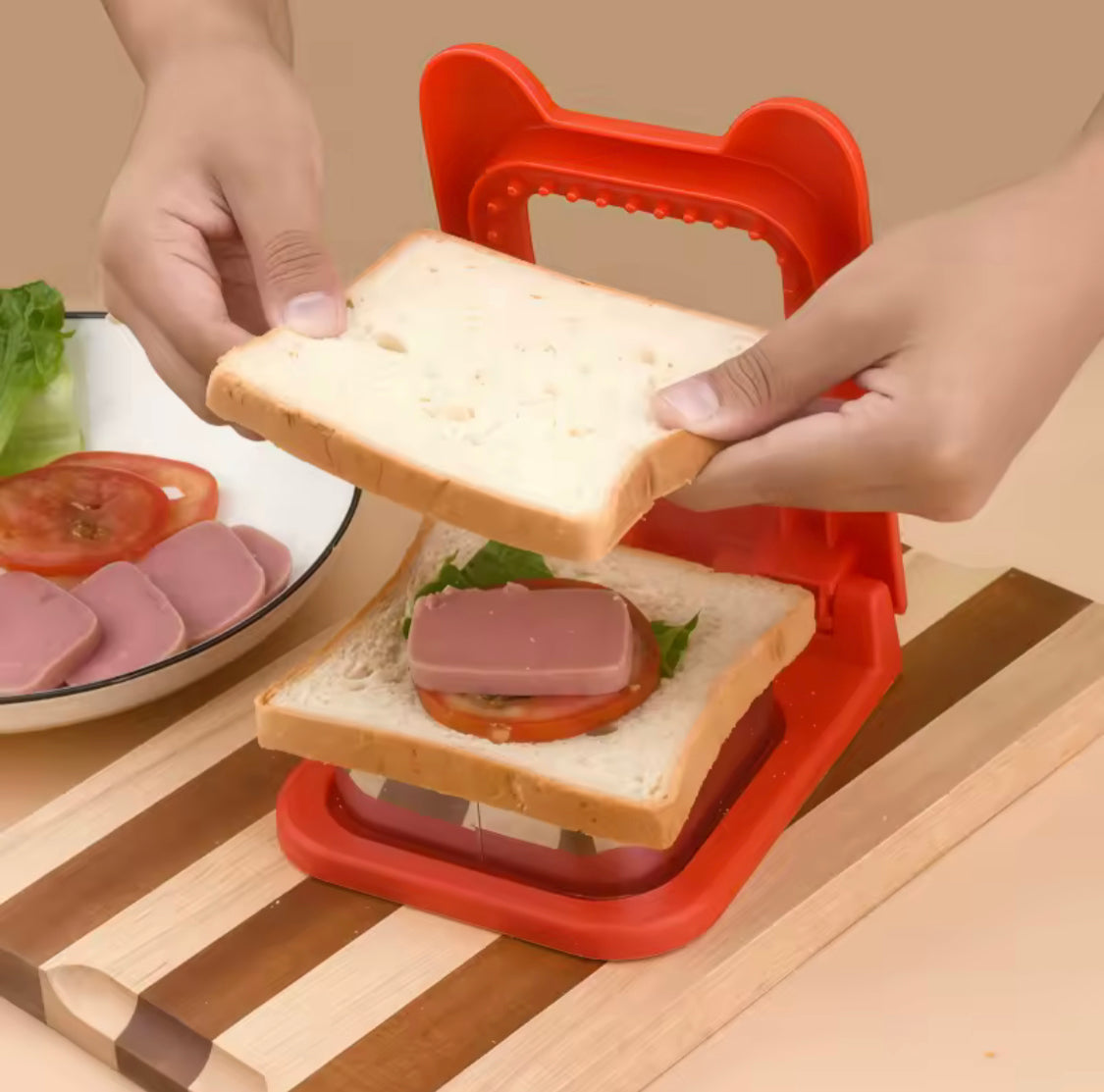Sandwich Cutter And Sealer, Flip Sandwich Cutting Tool For Kids, Sandwich Bread Toast Mold