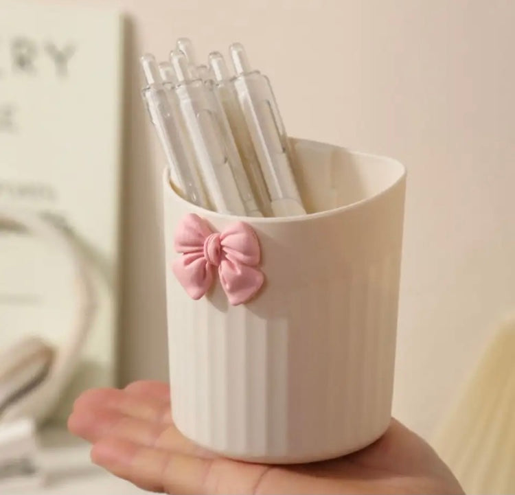 Wall Mounted Kawaii Pen Holder, Wall Hanging Pencil Case, Large Capacity pen Container