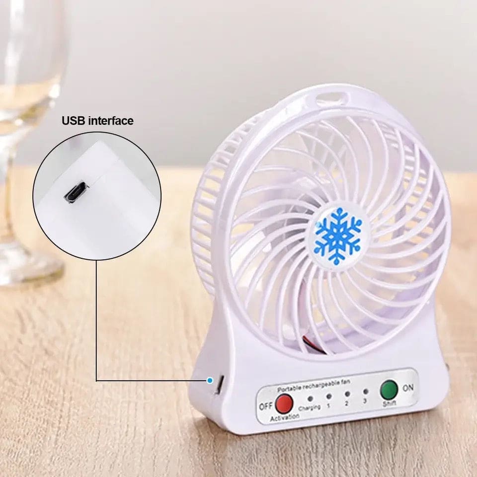 Mini Air Cooler Fan, USB Cooling Rechargeable Handheld Fan, Portable Outdoor LED Light Fan, Summer M Dormitory Desktop Fan,Multipurpose Mini Table Fan, Personal Cooling Fan with Night Light