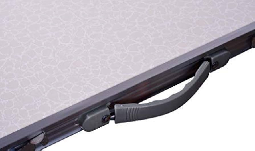 Adjustable Aluminum Folding Table, Lightweight Foldable Work Desk, Portable Indoor & Outdoor Utility Table, Foldable Picnic And Camping Table, Space Saving Folding Table