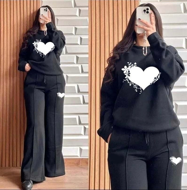 2pcs Baggy Style Women Winter Track Suit