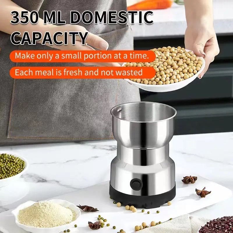 Nima Electric Grinder Blender, Portable Mini Electric Coffee Grinder, Spice Pepper Juicing Grinder, Kitchen Grain Machine, Multifunctional Smash Machine, Bowl Blender And Grain Mixer, Stainless Steel Mini Grain Mill