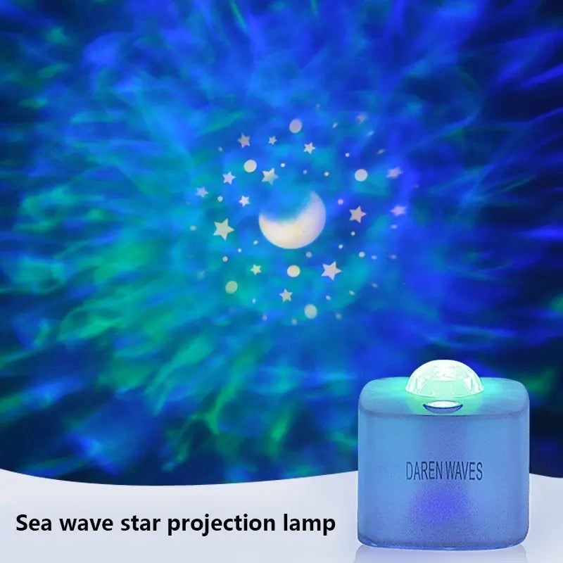 Ocean Light Projector, Star Projector Lamp, 3D Lamp Stereo Kids Gifts