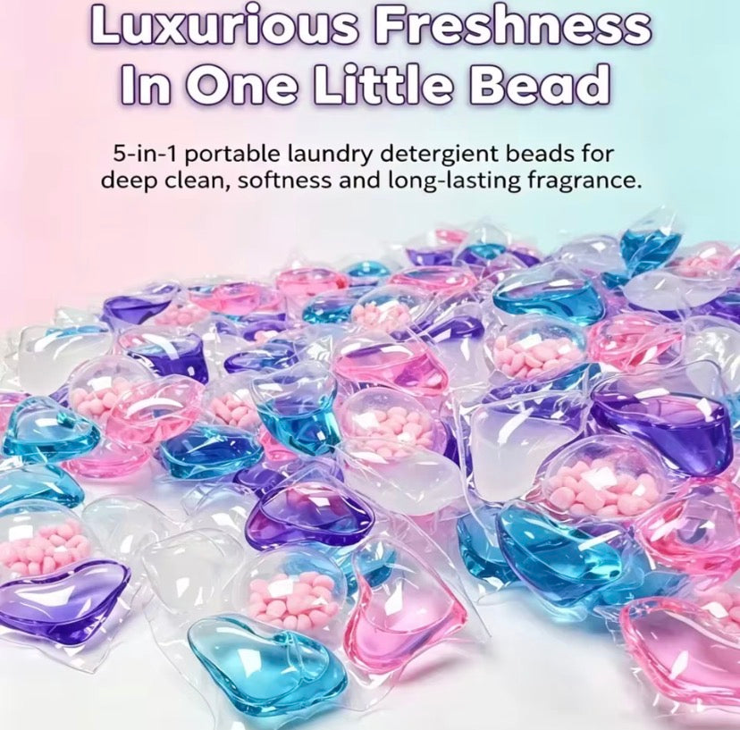 Laundry Scent Fragrance Beads, Laundry Scent Fragrance Beads, Multi Purpose Strong Detergent Laundry Pods
