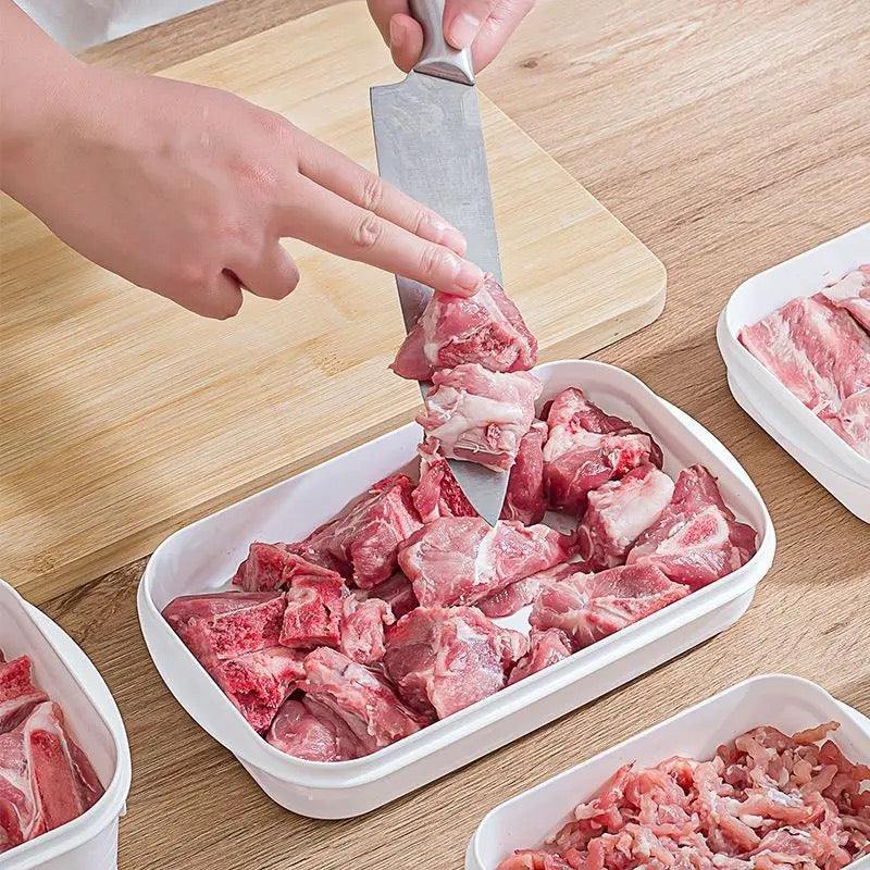 Frozen Meat Container, Kitchen Refrigerator Food Storage Container, Meat Preservation Box