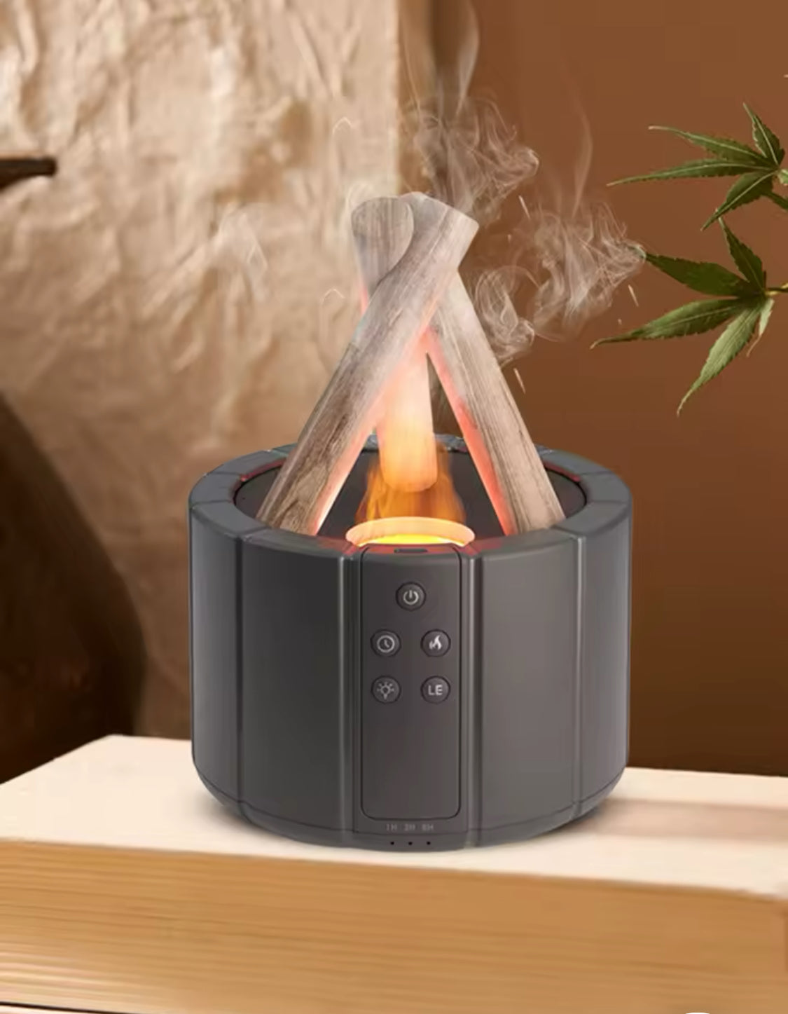 Bonfire Aromatherapy Essential  Diffuser, Ultrasonic Cool Mist Aroma Diffuser, Home Room Fragrance Air Purifier