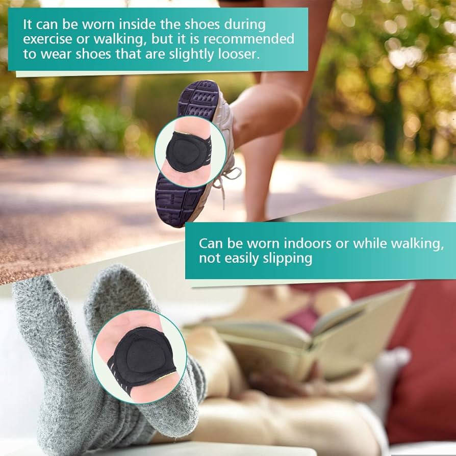 Arch Support Braces, Flat Foot Arch Support Pads, Bunion Corrector Pain Relief Insoles, Foot Pain Relief for Universal Size
