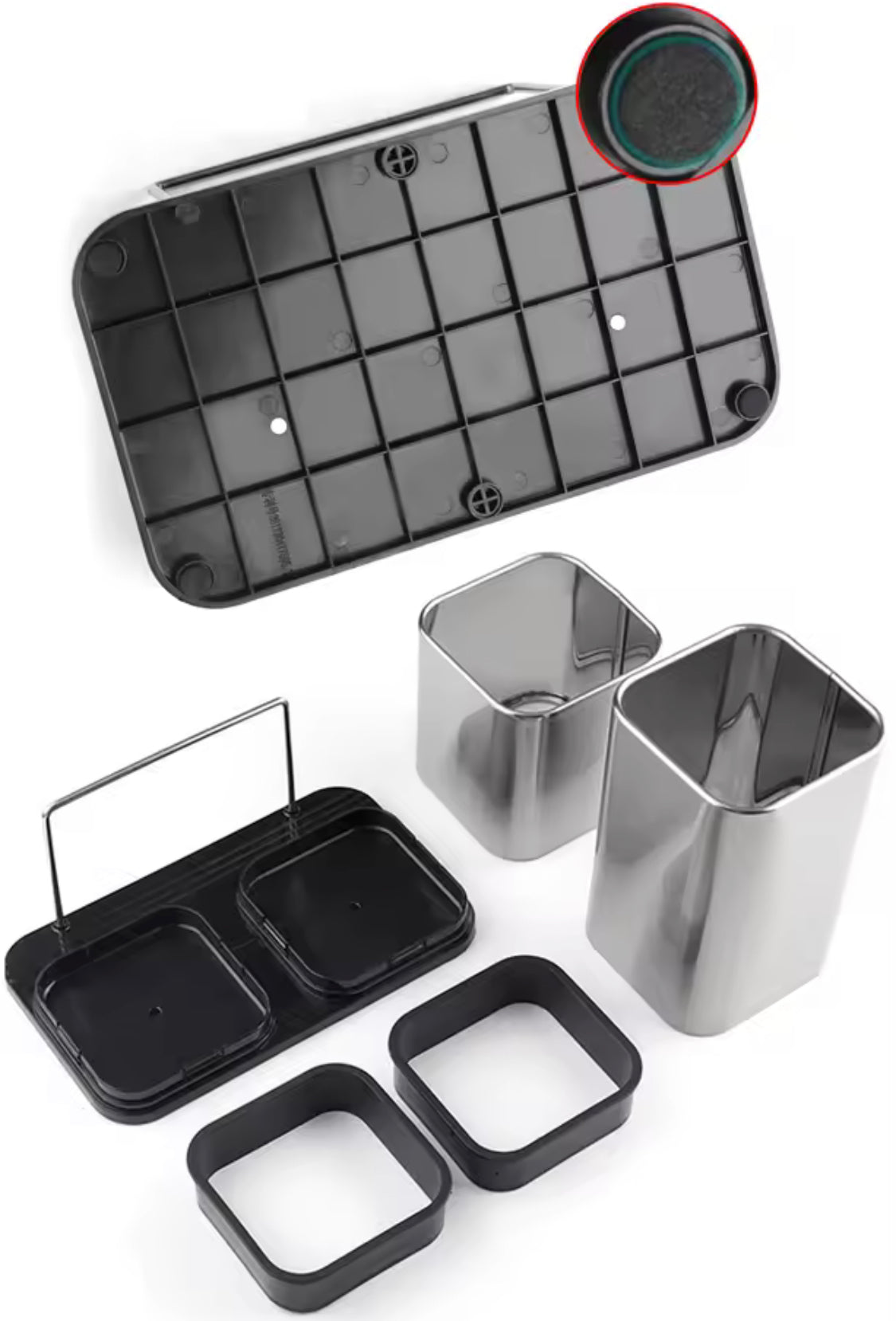 Stainless Steel Cutlery Bucket, Stainless Steel Knife Holder, Stainless Steel Cutlery Organizer
