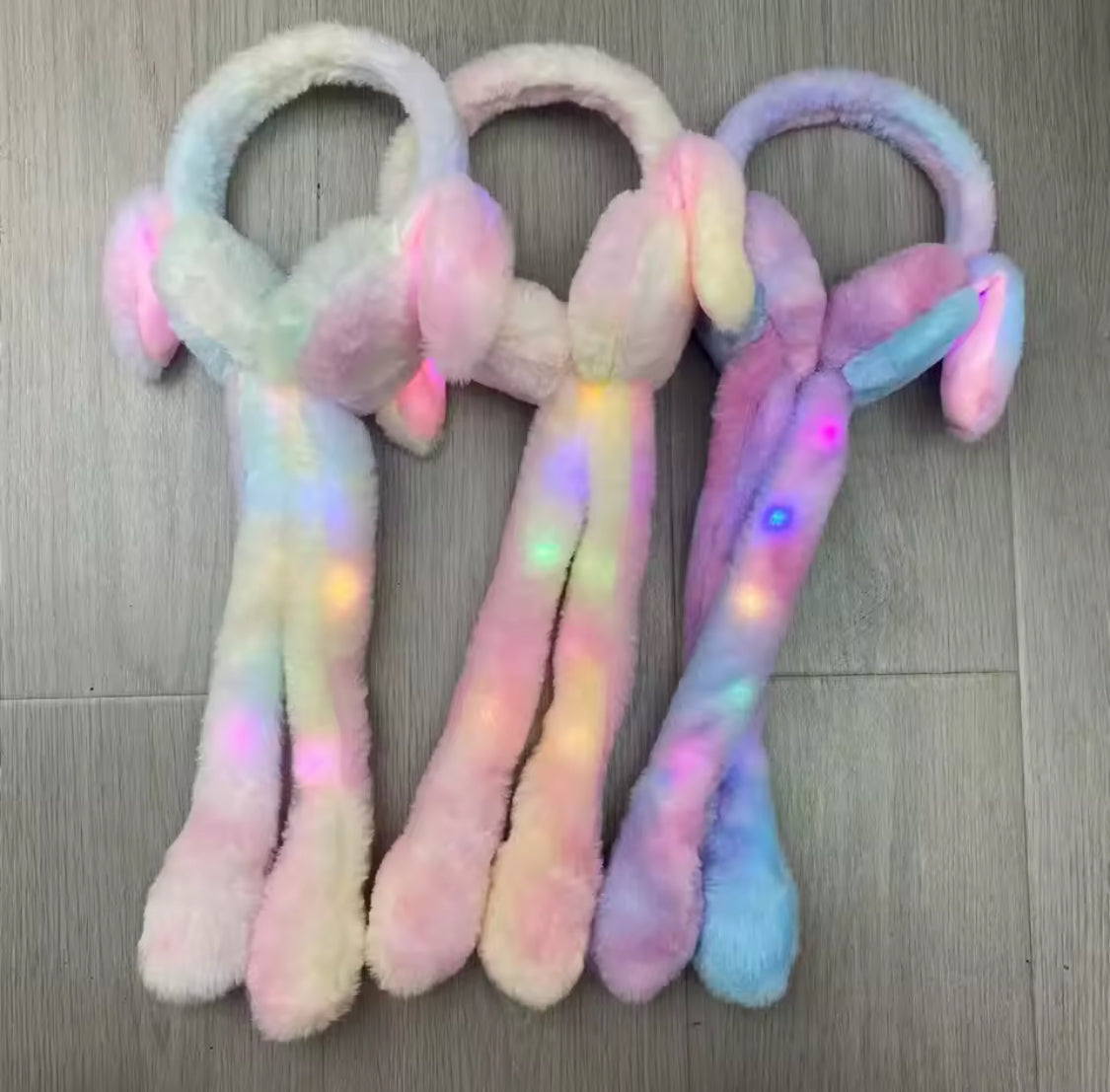 Warm Furry Ear Muffs, Colorful Rabbit Ear Covers, Cute Bunny Plush Ear Muffs, Student Ear Covers