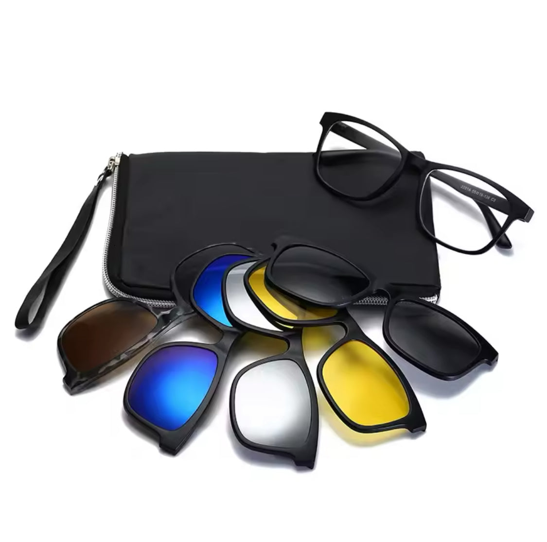 UV Magnetic Sunglasses, Magic Vision Glasses, Magnets Color Clips Sunglasses, Clip On Magnetic Sunglasses