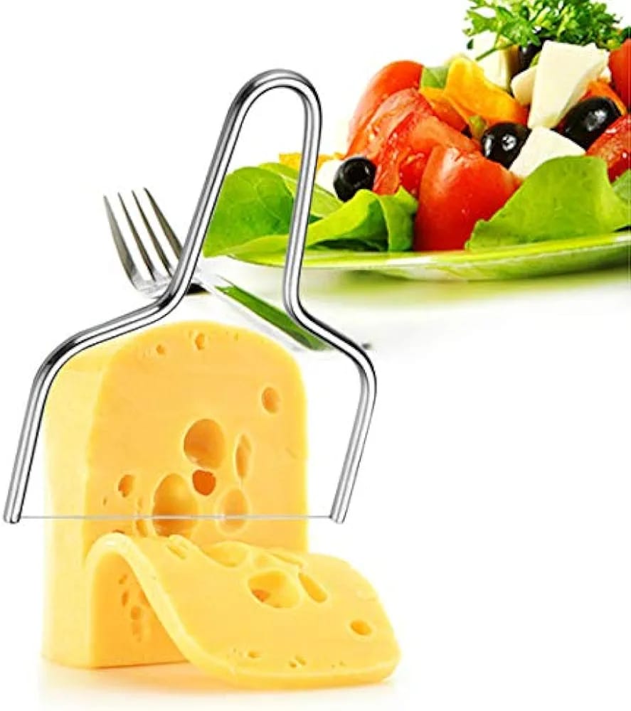 Cheese Slicer Stainless Steel, Cutter Peeler Manual Non Stick Kitchen Tool, Handheld Butter Cheese Cutter