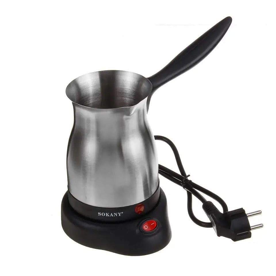 Stainless Steel Coffee Pot, Portable Electric Coffee Maker, Home Office Espresso Tea Pot, Electric Trunk coffee maker