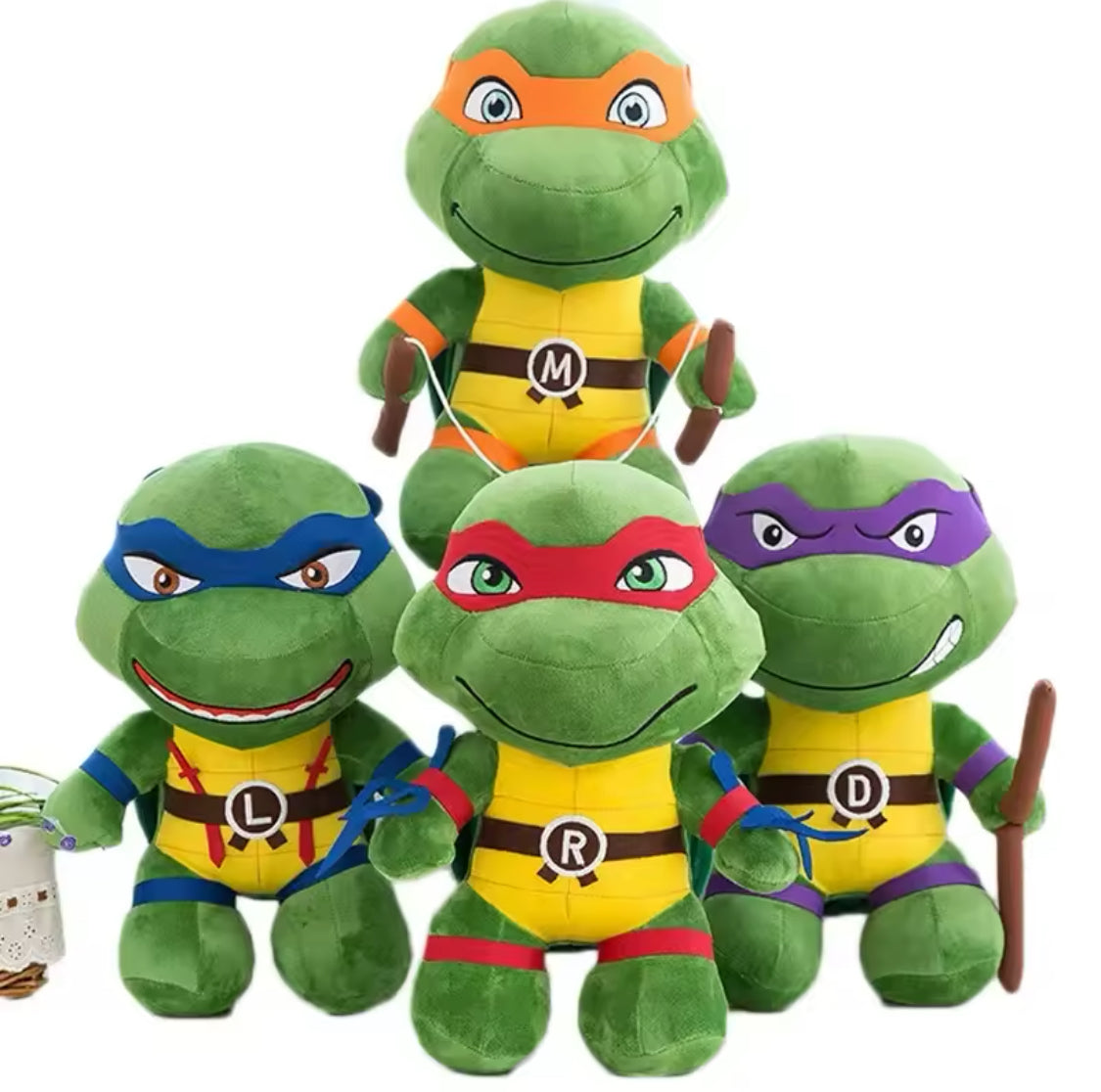Ninja Turtles Plush Dolls, Ninja Turtles Soft Toy For Kids, Teenage Mutant Ninja Turtles Stuffed Toy, Ninja Turtles Soft Toy Pillow