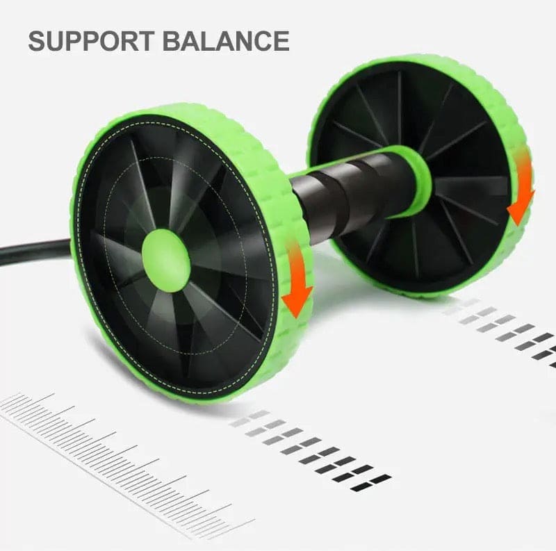 Multifunctional AB Wheel Roller, Core Abdominal Exercise, Multifunctional Home Gym Workout Equipment, Muscle Exercise Fitness Equipment, Pull Rope Resistance Bands Slimming Device, Stretch Elasticity Abdomen Waist Slimming Trainer